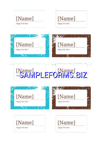 Place Card Template 3